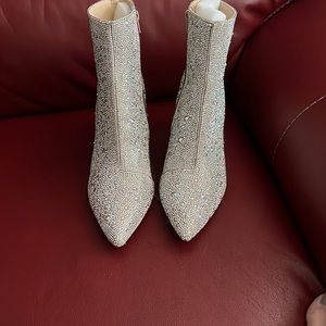 Betsey Johnson Rhinestone Booties